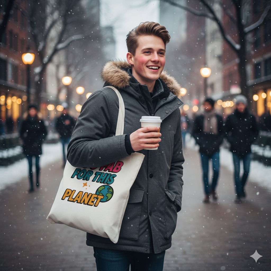 Too Fab For This Planet Tote Bag – White